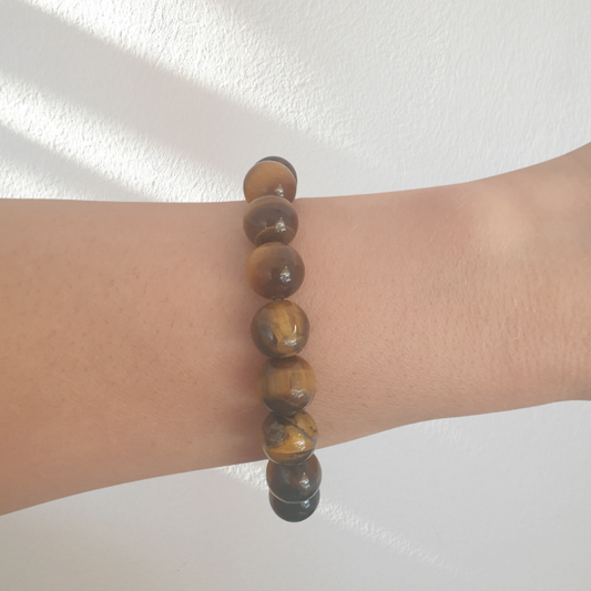 Tigers Eye beaded bracelet