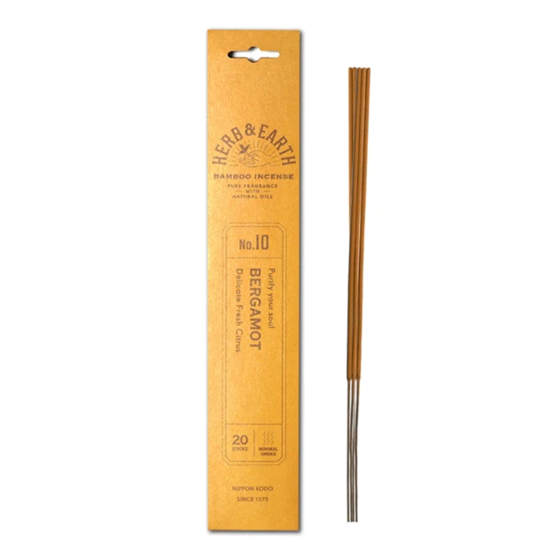Herb & Earth Incense BERGAMOT 20 stick packet