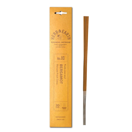Herb & Earth Incense BERGAMOT 20 stick packet