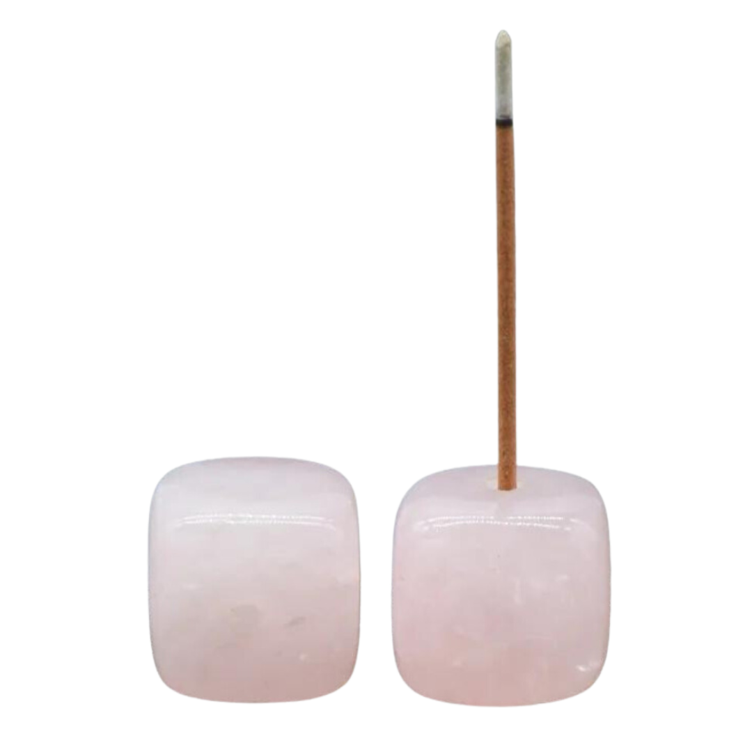 Crystal Incense Holder ROSE QUARTZ
